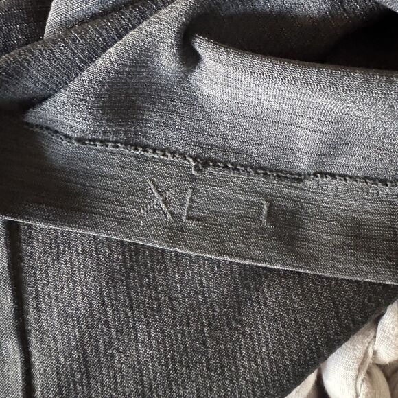 Lululemon Metal Vent Tech 1/4 Zip Hooded Pullover Mens Size XL Dark Grey Gym - Picture 4 of 7